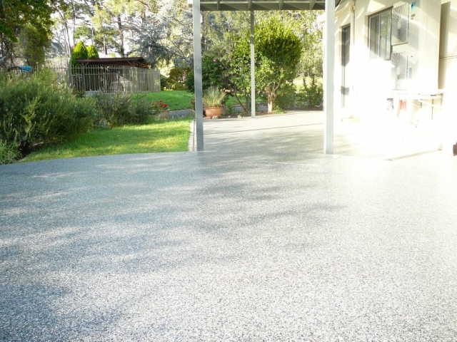 Concrete resurfacing, Patio Multiflake Surface