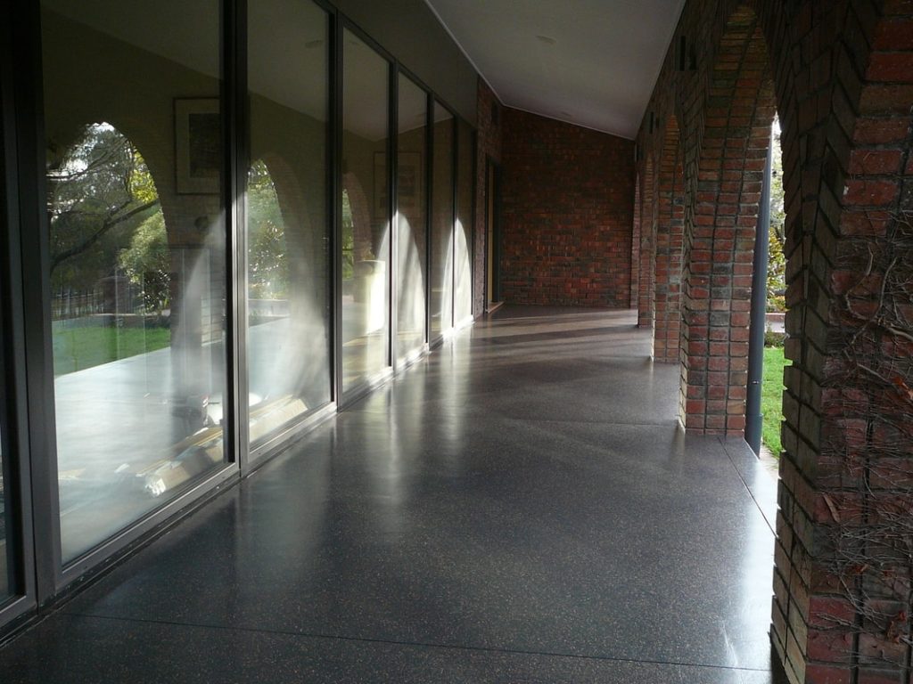 Multiflake front verandah resurfaced