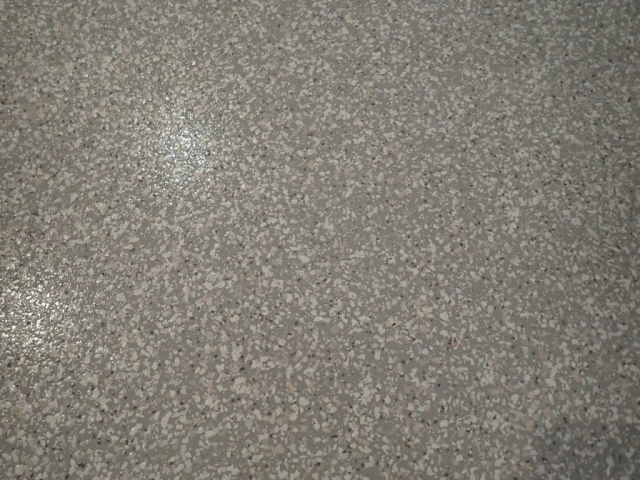 Concrete resurfacing: Multiflake detail - Oyster