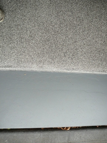 Garage floor, micro Multiflake detail