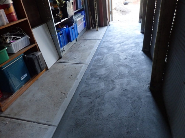 New concrete, matching non slip finish