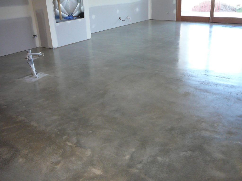 Main Floor: before polishing