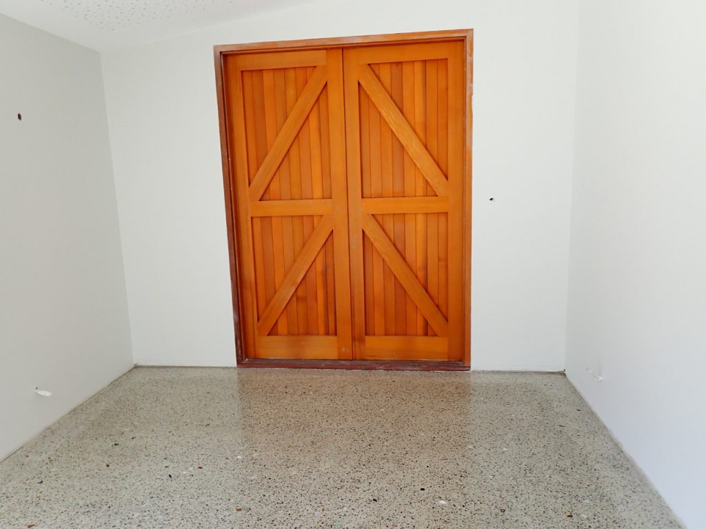 Barn to Office: polished concrete floor
