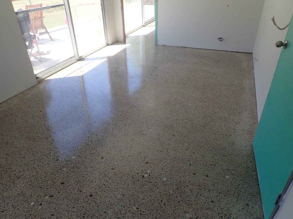 Concrete resurfacing: polished concrete floor