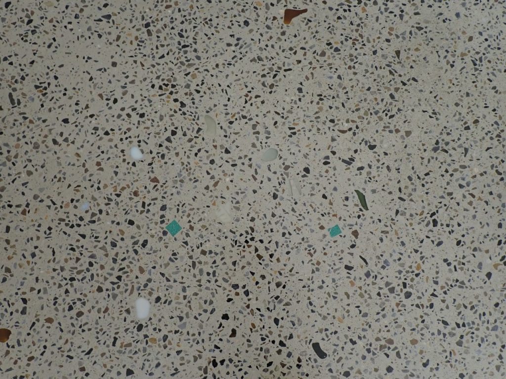 Polished concrete: detail