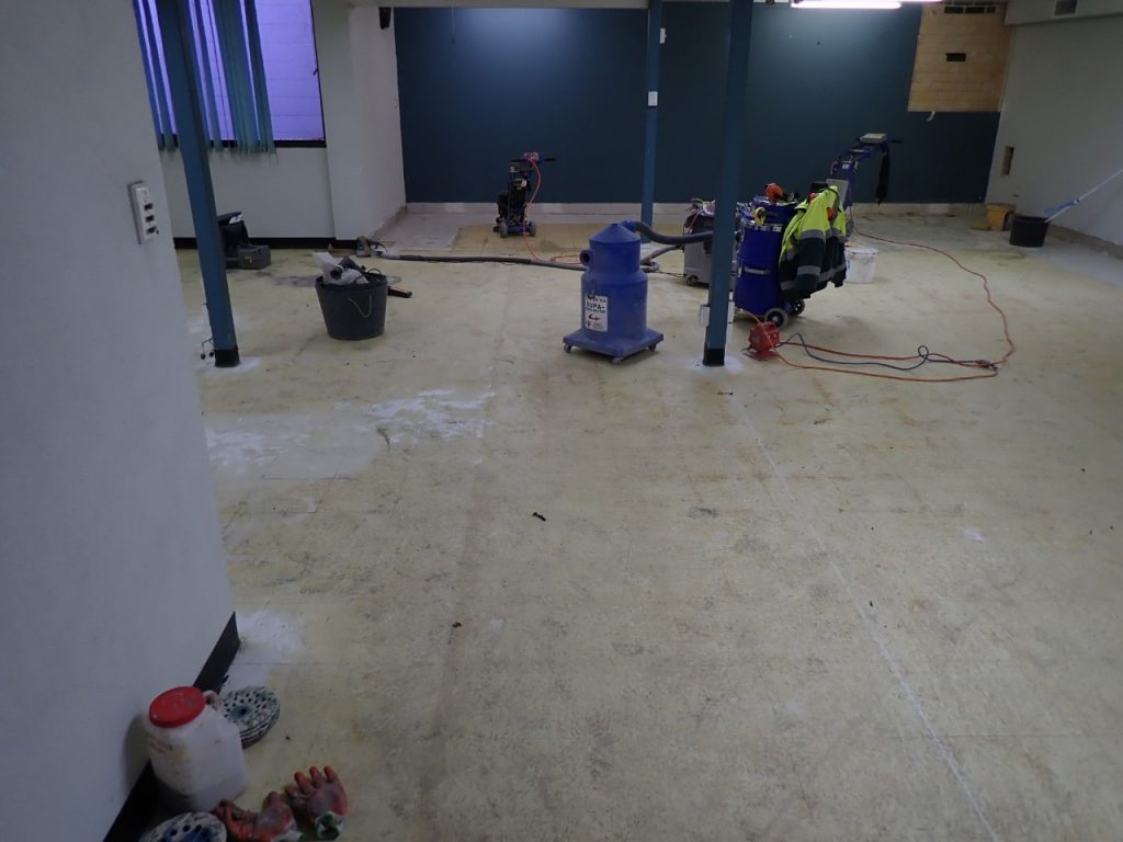Glue removal from Linoleum