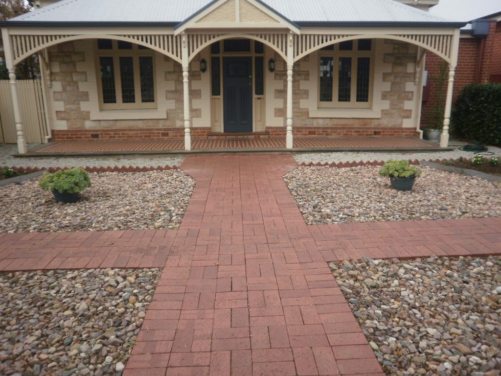 Tessellated Tiling, Red & Cream