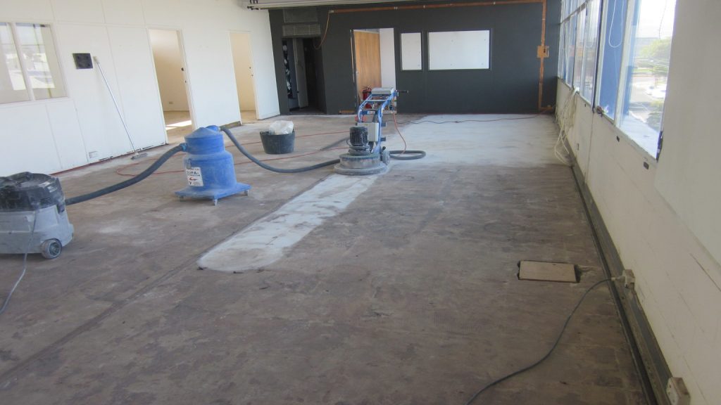 Commercial floor resurfacing