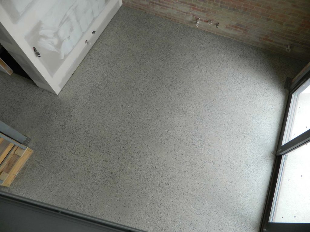 polished concrete floor
